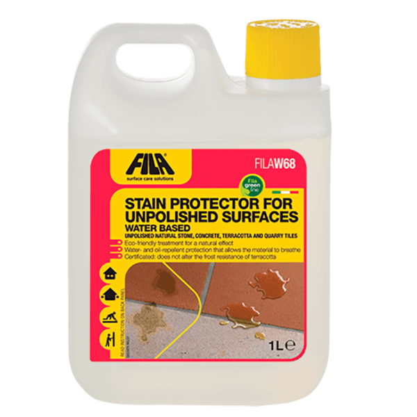 Fila W68 - Water Based Stain Protector For Stone